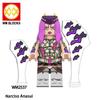 WM6160 Anime Building Blocks – DIY Mini Action Figures, Collectible Japanese Anime Character Toys