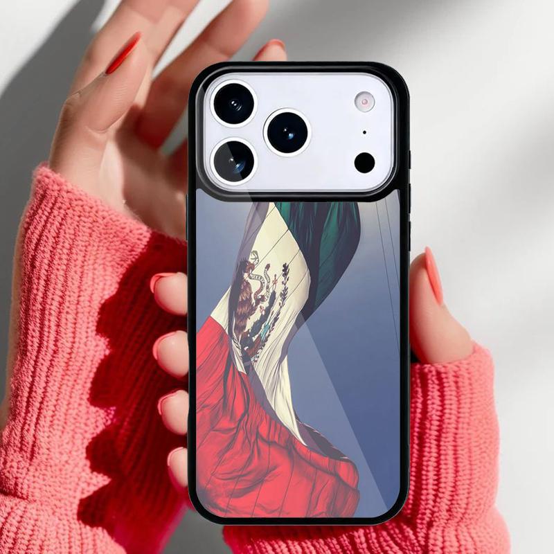 Vintage Mexico Mexican Flag Phone Case for iPhone 17 Air 16e 15 14 13 Pro Max Back Cover for 12 11 Pro Coque