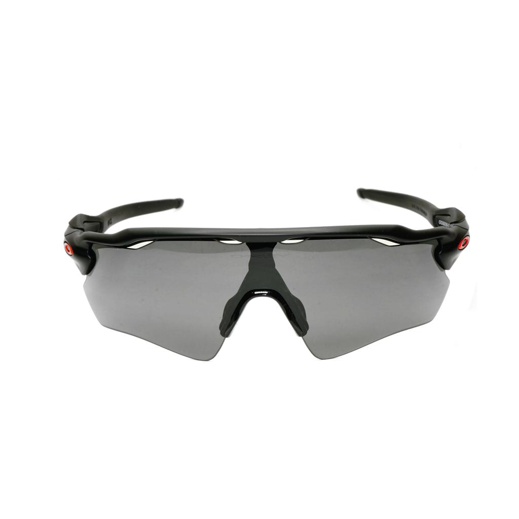 Oakley Solid Color Temples Sunglasses Unisex Couple Model Black