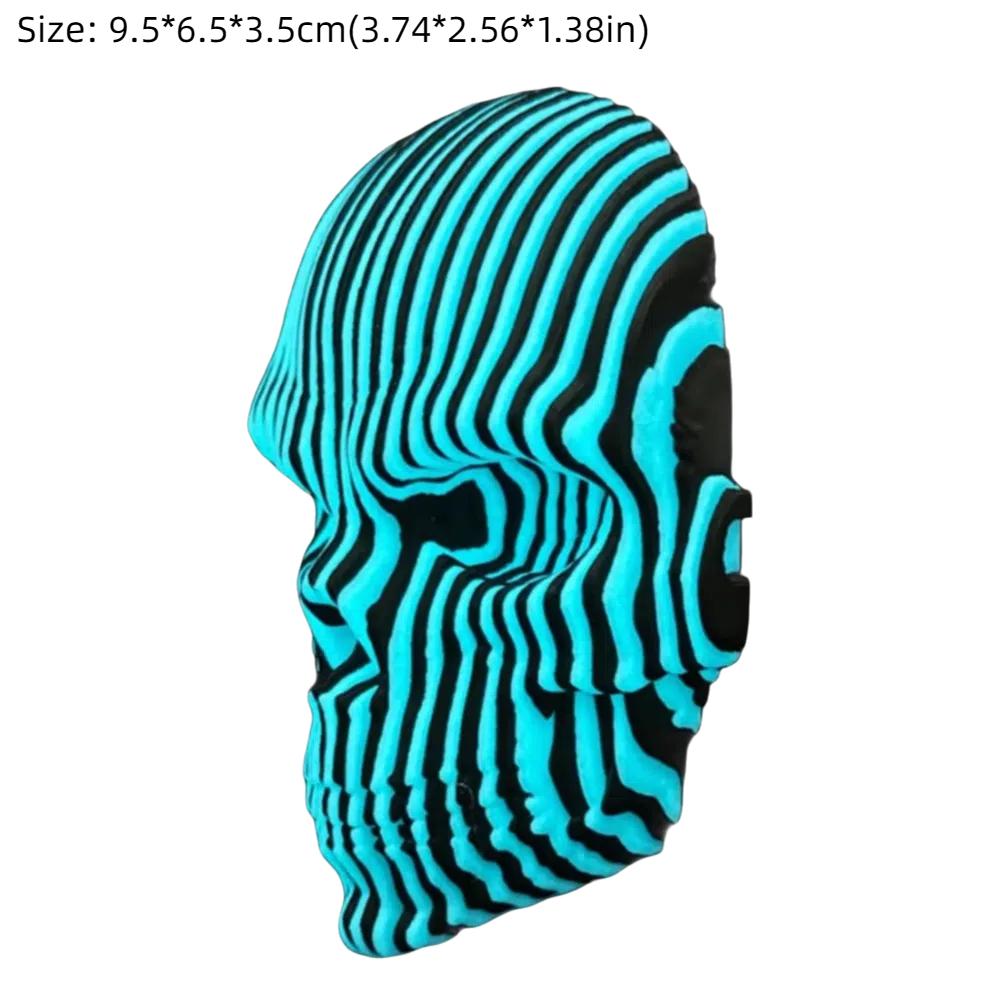 Svítící žertovná ozdoba Kreativní kvantové lebky Hračky Trendy lebky Hračky Halloweenská dekorace