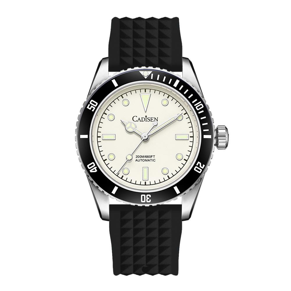 Cadisen 8206 Neue Top-Marke, Luxus-Herrenuhr mit Box, 200 m wasserdicht, automatische Herren-Mechanische Uhren