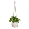 Macrame Plant Hanger Boho Hanging Planter Holder Cotton Rope Flower Pot Hanger for Home Patio Garden Decor