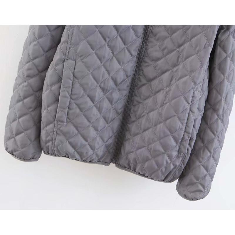 Women S Hooded Long Sleeve Thick Cotton Padded Short Coat Casual Winter