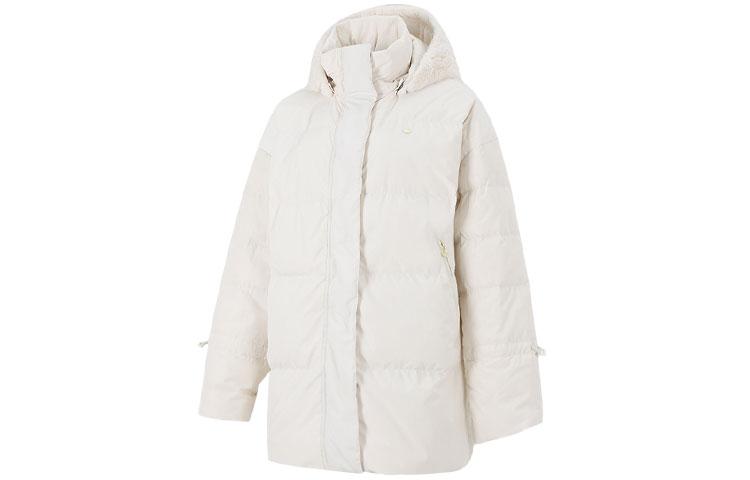 Adidas Originals Trefoil Collection Outfit Down Jacket Winter Women s Ecru GU1783 40