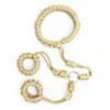 BDSM Rope Neck Collar Handcuffs Jute Cuffs Bondage Restraints Necklace