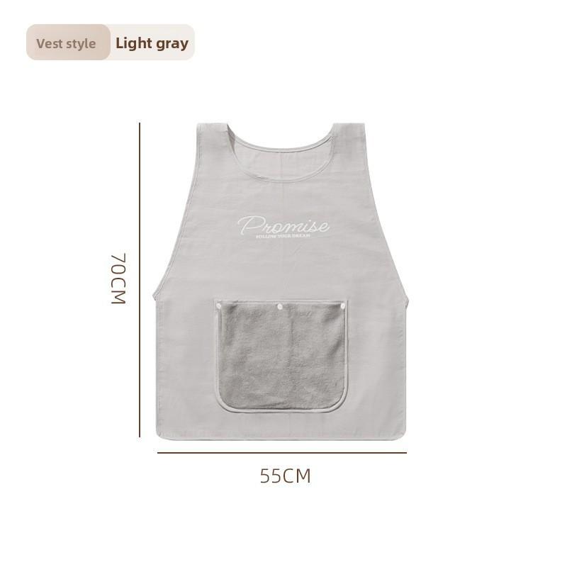 Modern Minimalist Waterproof Breathable Apron For Home Cooking And Food Stain Protection
