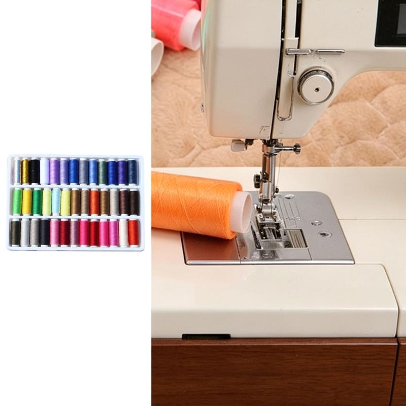 39 Spools of Embroidery Thread 109Yards Per Spool Sewing Thread for Hand Stitching Sewing Machine Needlework Craft