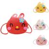 Adorable Japanese Cartoon Bunny Kids Shoulder Bag Cute Flower Design For Boys And Girls