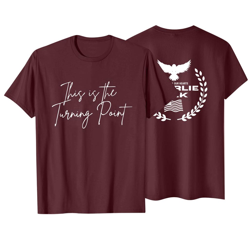 Fashionable Round Neck Short Sleeve Work Clothes Printed Tops For Womens Summer Tops