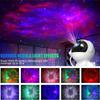 Raketen-Astronauten-Galaxie-Projektor Nachtlichtlampe Himmels Projektor 360° drehbar verstellbar Schlafzimmer Nebel Projektion Für Kinder Geschenke
