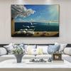 Salvador Dali Oil Painting The Waves Book Sailboat Wall Paintings On Canvas Surrealism Art Posters and Prints Wall Art Pictures