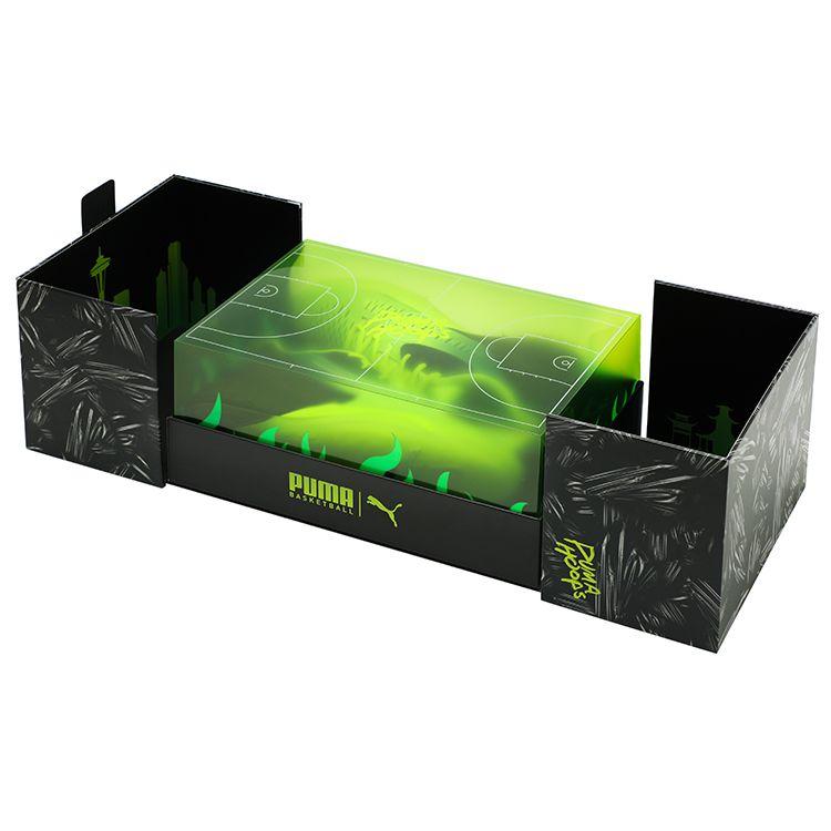 Puma Stewie 1 Quiet Fire Fashion Comfortable Shock Absorption Non-Slip Wear-Resistant Low-Top Basketball Shoes Unisex sneaker 378255-01(S-BOX)