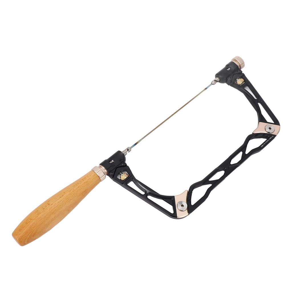 Coping Saw Kit Set Woodworking U Shaped Aluminum Curved Saw Wooden Handle for Ceramics Wood PVC
