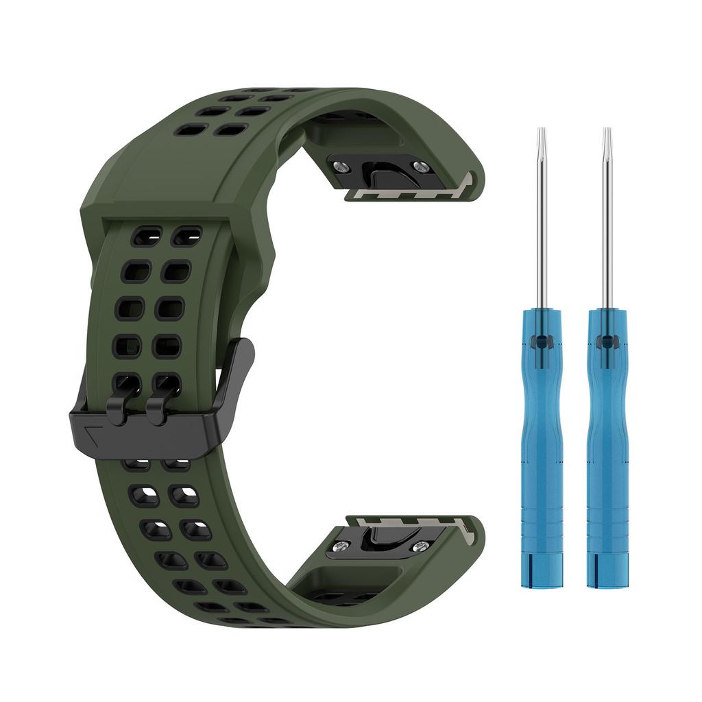 20mm Silicone Replacement Band for Garmin Fenix 6S/7S/5S Pro