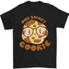 Eine Schicke Cookie Lustig Essen Nerd Geek Wissenschaft Herren Maglietta 100 Vintage Washed Unisex Breathable Homme Slightly