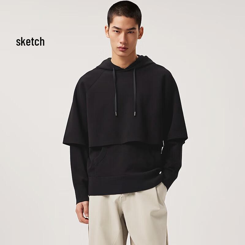 

Men s Casual Hooded Knitted Sweater M