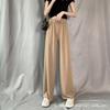 Ice Silk Wide-leg Pants Women's Summer New High-waisted Drape Loose Straight Thin Casual Thin Pendant Mopping Pants