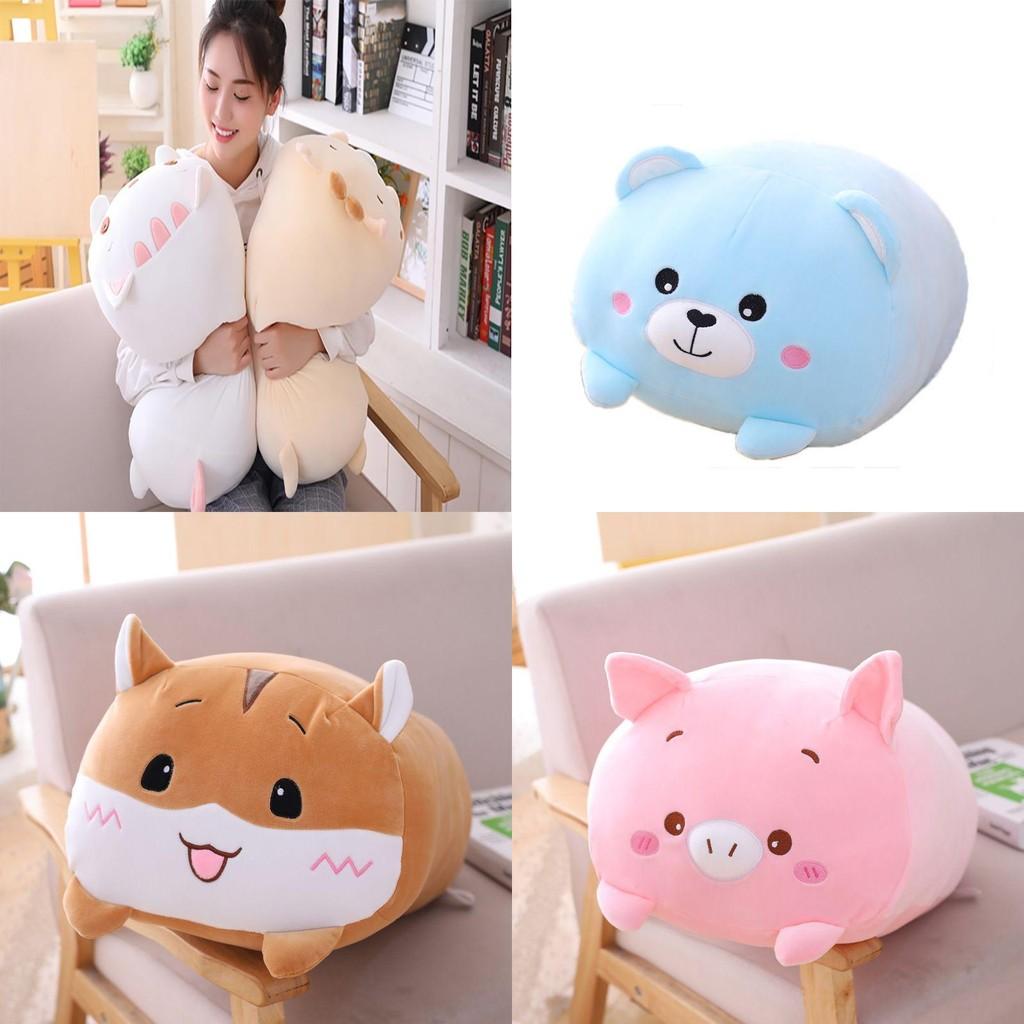 Adorable Cartoon Cat Dinosaur Bear Deer Plush Toy Doll For Cozy Sleeping Cuddles