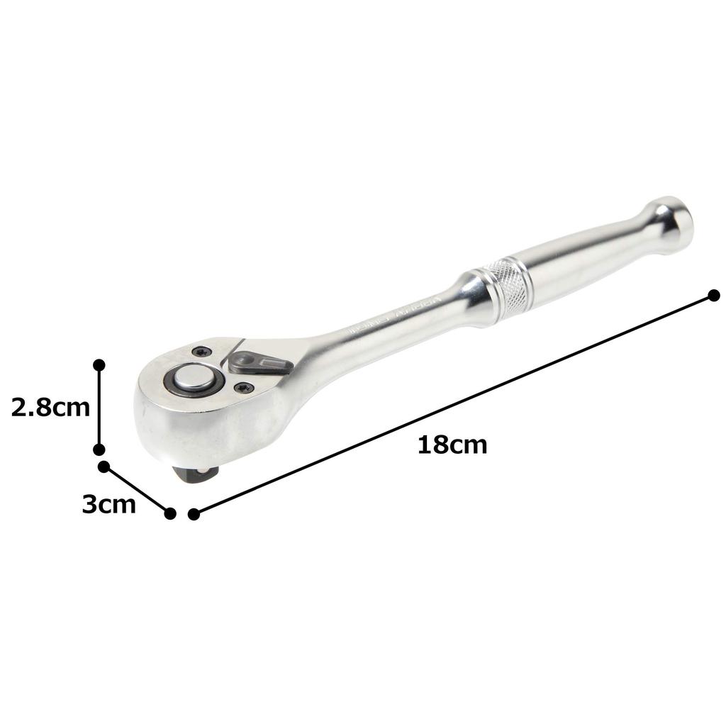 TONE Ratchet Handle Drive (Hold Type) HPRH33K, 9.5mm (3/8")