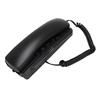 Wall Mount Phone Corded Volume Adjustable Ringer Redial Wall Telephone for Hotel Office Black
