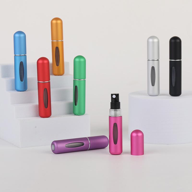 5ml Portable Mini Refillable Aluminum Perfume Spray Bottle