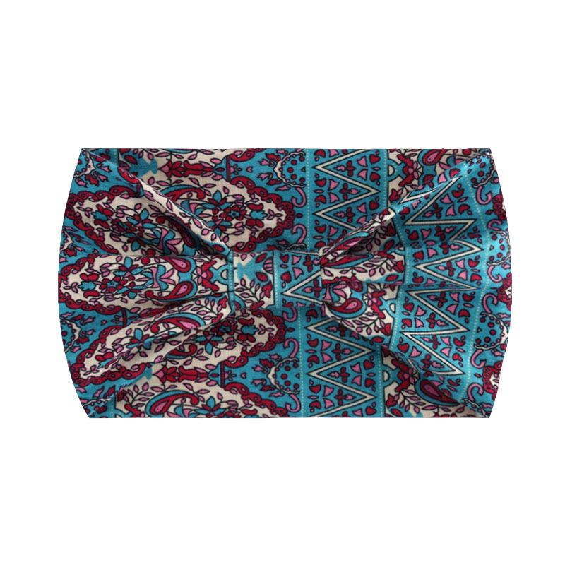 European & American Wide Elastic Yoga Headband - Sweat-Wicking & Absorbing for Fashionable Sports & Cycling