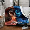 Custom Name Fiery Warrior'S Crown Party Blanket For Couch Bed Plush Cozy Fuzzy Blanket Super Soft Warm Blankets For Fall And Winter 0916281