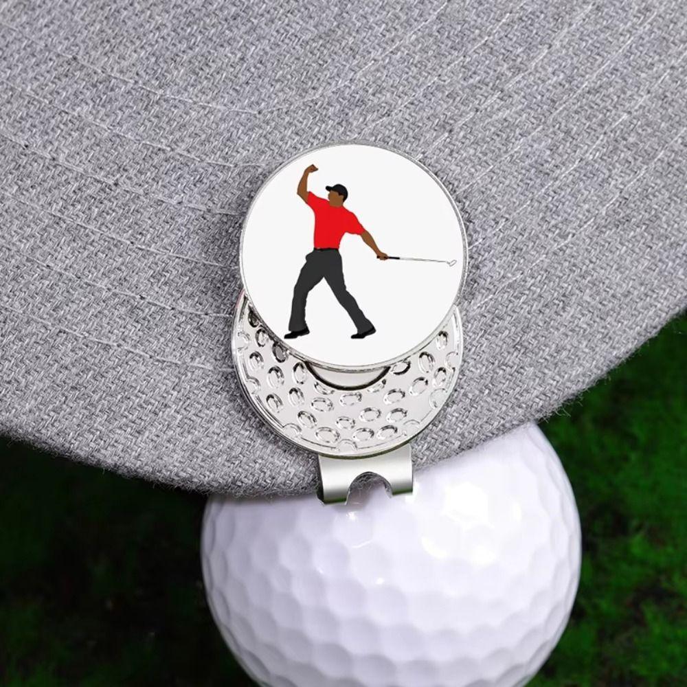Magnetic Golf Ball Marker Position Marker Golf Cap Clips Funny Golf Hat Clips  Men Women