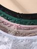 5PCS Women Floral Lace Panties Sexy Perspective Underwear Low Waist Solid Underpants Breathable Intimates Female Lingerie M-XL