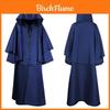 Capa Medieval con Capucha Bata de Mago Disfraz Cosplay Para Adultos Con Diseño de Manga Larga Para Halloween Juego de Rol