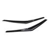 For 2018-2019 Toyota Camry Glossy Black Headlight Eyelid Eye Lid Cover Eyebrows