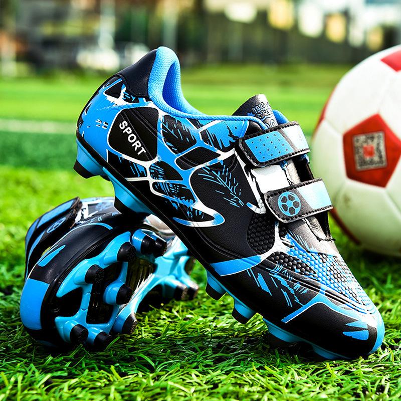 2025 new children's football shoes broken nails sneakers student sports classmates boys training running spikes 28-38