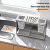 Stainless Steel Kitchen Knife & Utensil Holder