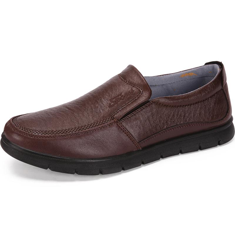 

Новые деловые повседневные мужские туфли ****** и осенние туфли среднего возраста ******* из ткани с подошвой из дышащего нескользящего материала для мужчин, одинарные туфли для папы 47