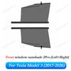 For Tesla Model Y Juniper 2025 2026 Model 3/Y/X 2017-2026 Car Sunshade Side Window Sunshades Window Sunburn Protective Cover
