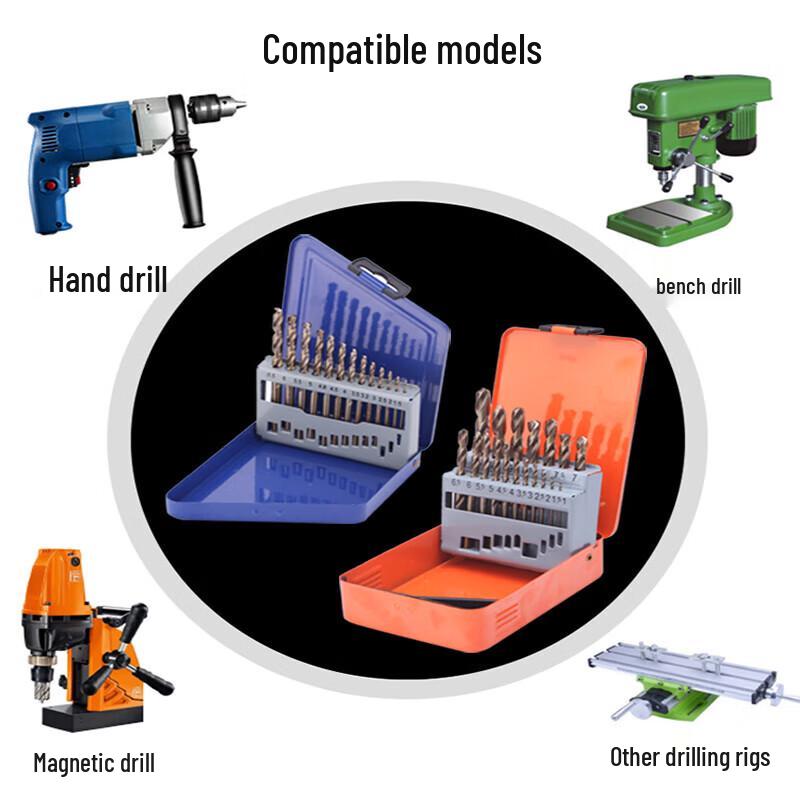 Yishuxiang Cobalt HSS Twist Drill Bit for 304 Stainless Steel