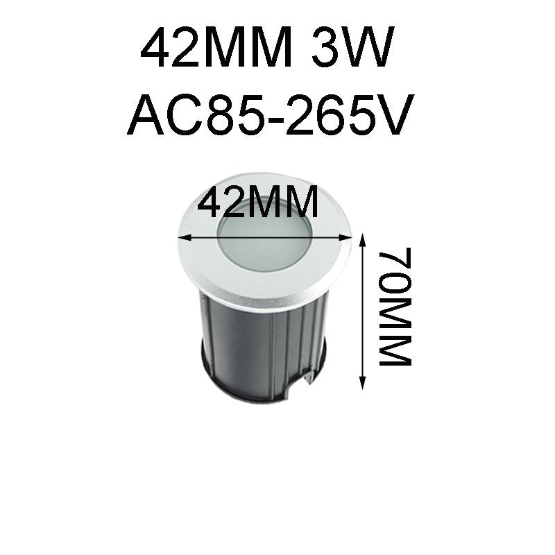 

Recessed Underground Light 3W 5W Outdoor Buried Garden Path Spot AC220V110V DC12V IP67 Waterproof Led Garden Underground Lamps Blue