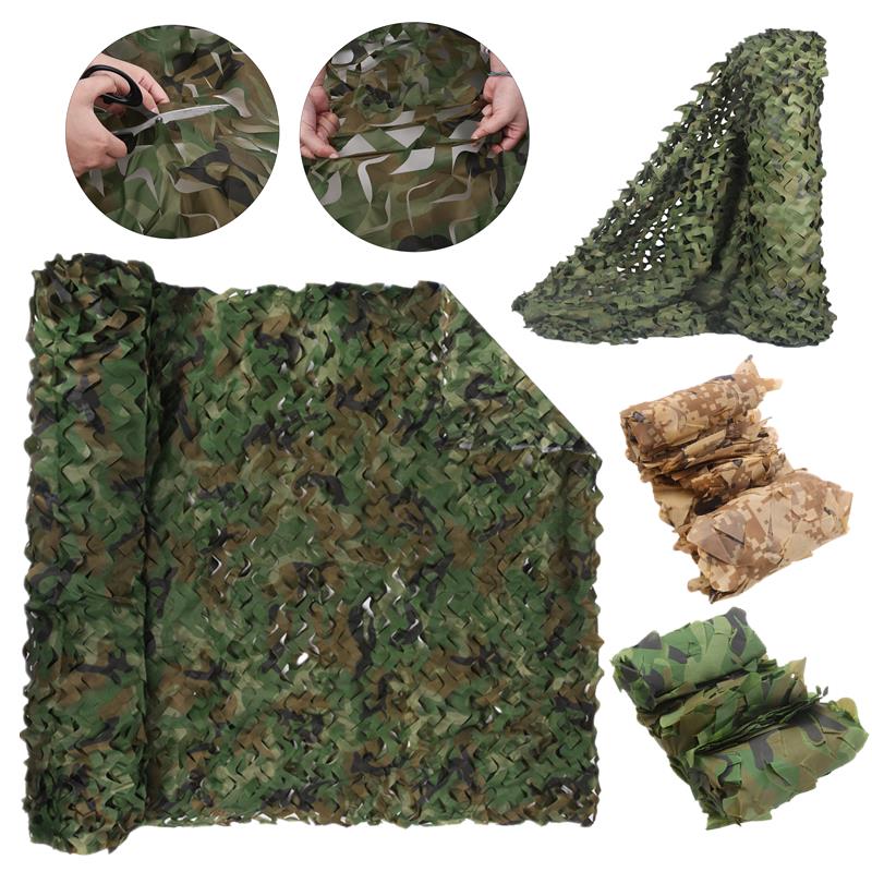 Camouflage Net Hunting Camouflage Net Garden Gazebo Net Car Awning Blue Green Black Jungle Desert Color