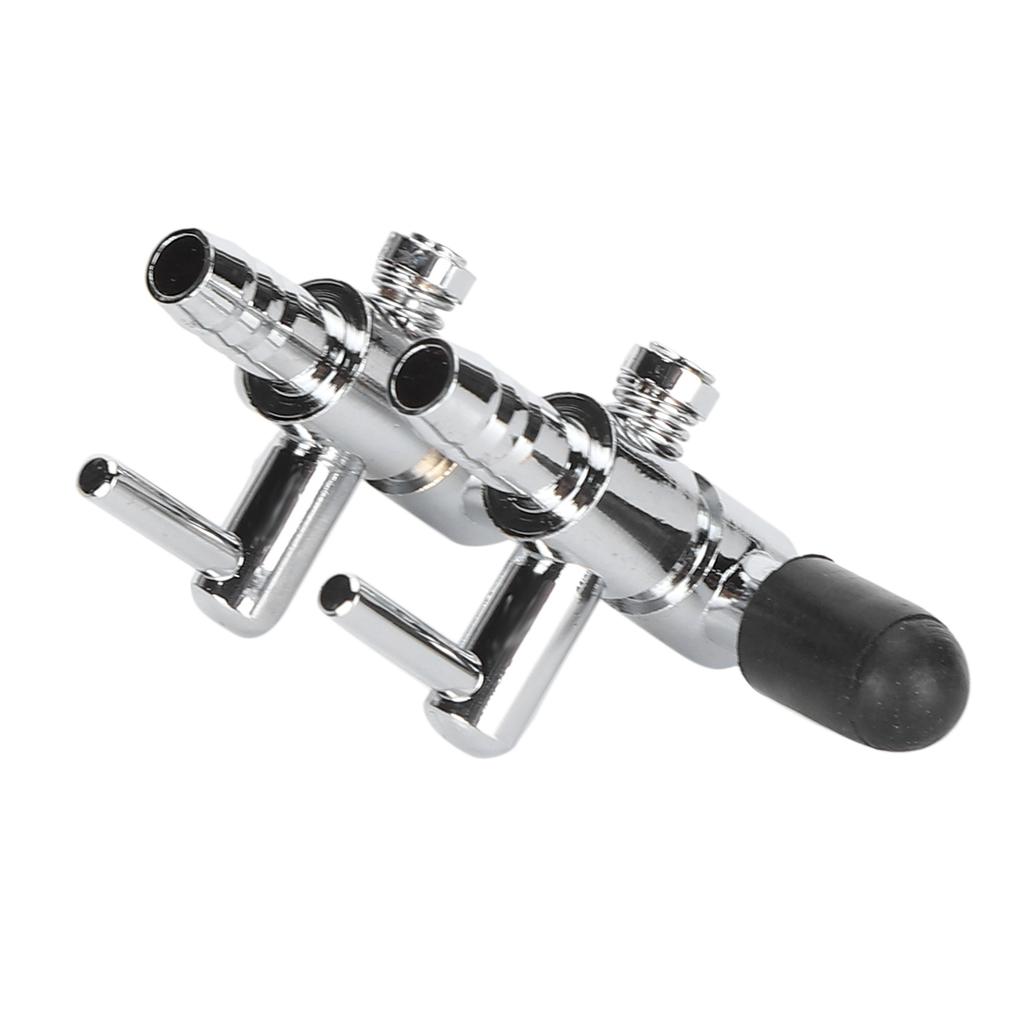 Fish Tank Stainless Steel Control Valve Aquarium Air Flow Control Fish Tank Accessories2 Head