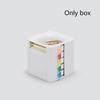 Multifunctional Sticky Note Dispenser Plastic Sticky Note Holder White Sticky Note Container Office Supplies For Office Desk