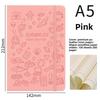 A6 Cute Handbook Diary Student Notebook Custom Cartoon Stamp Book Strap Notepad