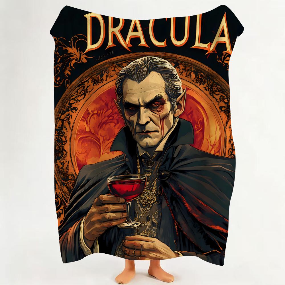 

Movie D Dracula Flannel Blanket Suitable for Sofa Living Room Bedroom 75cmx90cm