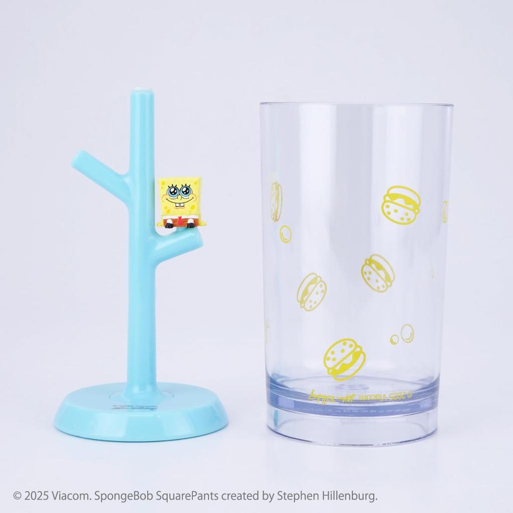 Hashy Top-in Gargle Cup & Stand, SpongeBob SquarePants SB-3560