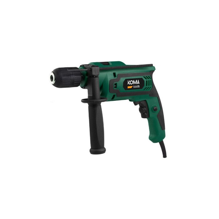 Perceuse à percussion filaire - KOMA TOOLS - 710W - Mandrin 13 mm - Vitesse variable - Ergonomique