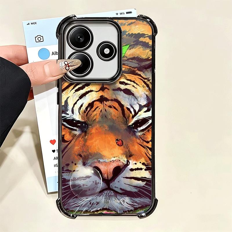 Superior Tiger Pattern Art Soft Phone Case For Xiaomi Poco X7 X8 Pro Max X6 X5 X3 F8 Ultra F7 M8 M7 M5S Redmi 15C 15A 15 14C 13C