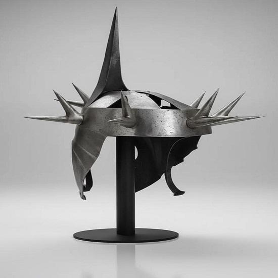 Nazgul Witch King Armor Set: 18 Gauge Steel Helmet Gauntlets