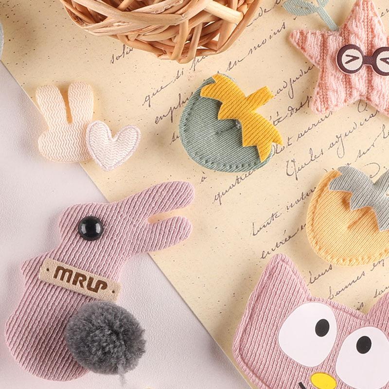 Coral Socks Shoes And Hats Decorative Accessories Rabbit Cat Animal Hairpin Accessories Brooch Handmade Diy Clothing Accessories