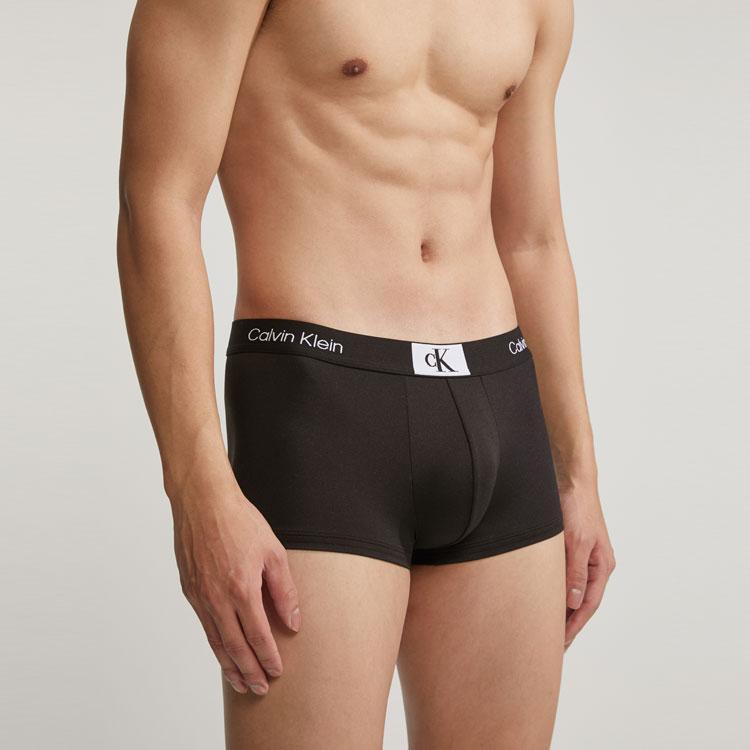 Calvin Klein Ck96 Series Small Square Logo Letter Embroidery Print Boxer Briefs Men Underwear Black NB3406-UB1
