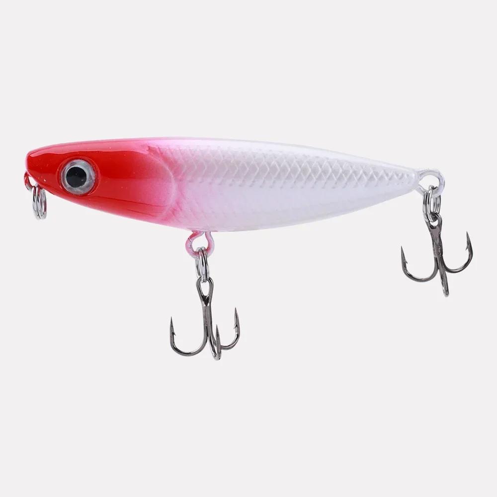1pcs 45mm/ 1.9g New Topwater Pencil Surface Fishing Lure Walk The Dog Artificial Saltwater Hard Bait Bass Plastic Walker Tackle