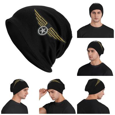 Born To Fly Flyvepilot Mænd Kvinder Voksen Hue Kasketter Strikket Hue Hat Varm Hip Hop Efterår Vinter Udendørs Skullies Hatte